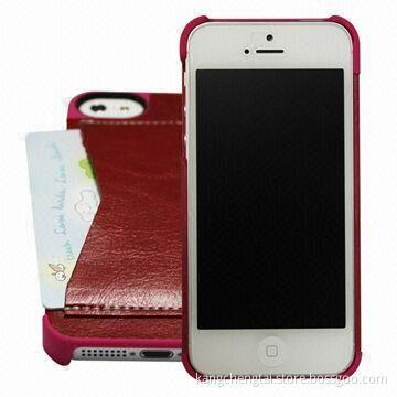 Luxurious PU Lagging Leather Case for iPhone 5